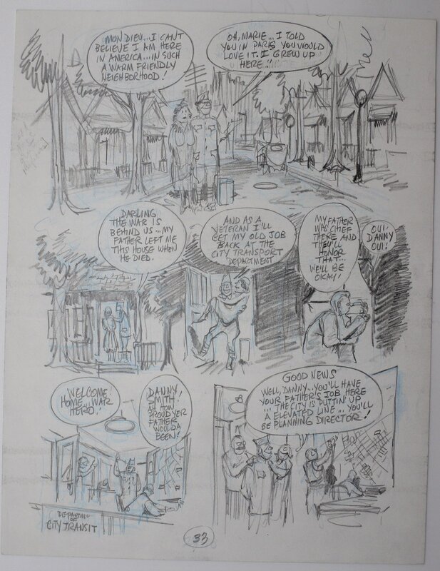 Will Eisner, Dropsie avenue - page 33 - Original art