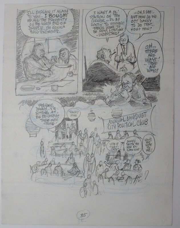 Will Eisner, Dropsie avenue - page 35 - Œuvre originale