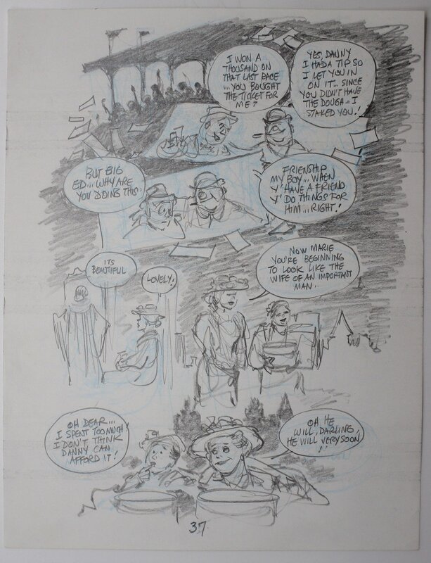 Will Eisner, Dropsie avenue - page 37 - Original art