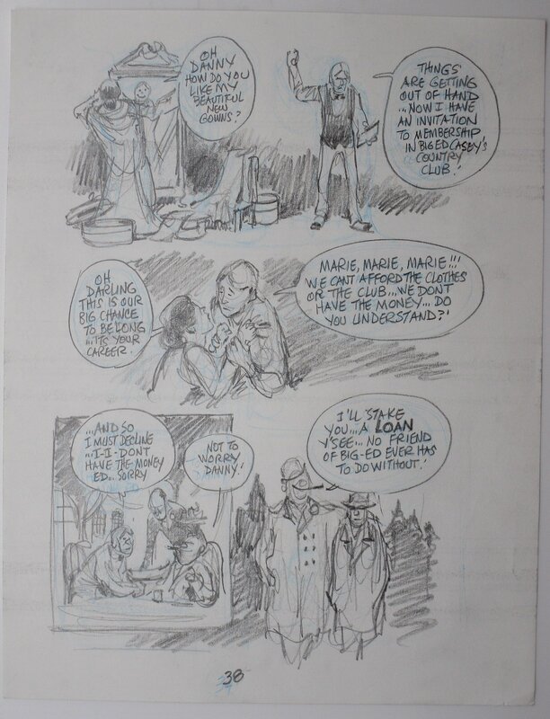 Will Eisner, Dropsie avenue - page 38 - Original art