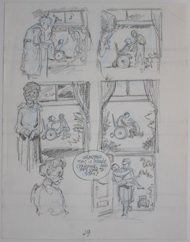 Will Eisner, Dropsie avenue - page 49 - Original art