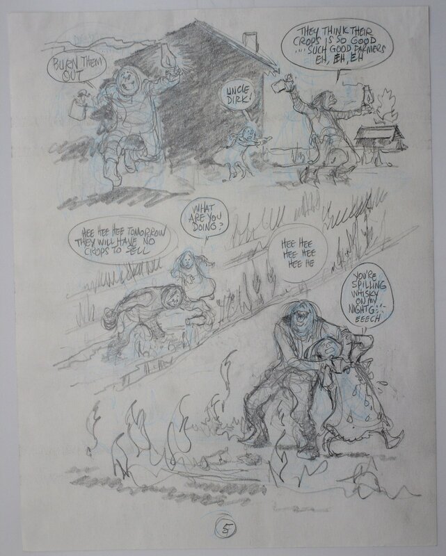 Will Eisner, Dropsie avenue - page 5 - Original art