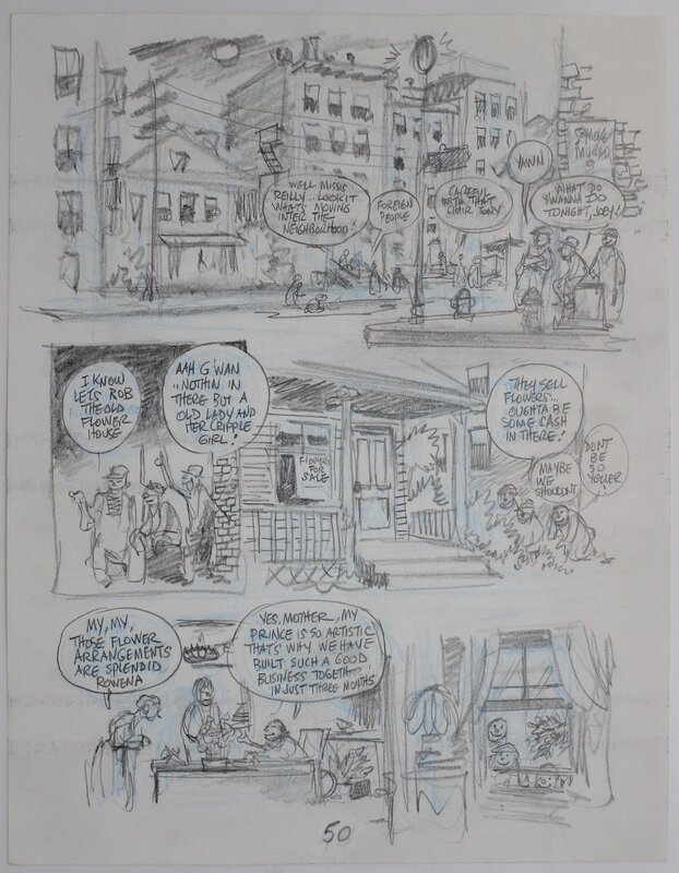 Will Eisner, Dropsie avenue - page 50 - Original art