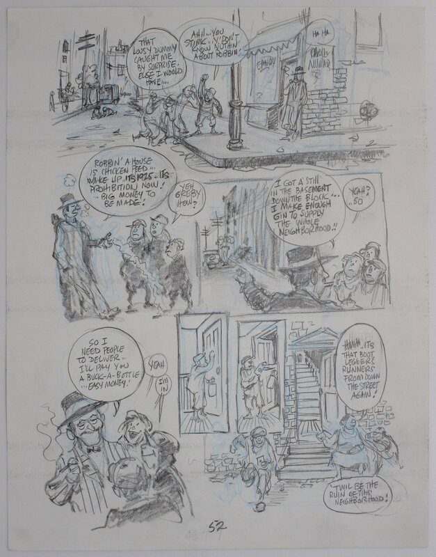 Will Eisner, Dropsie avenue - page 52 - Original art