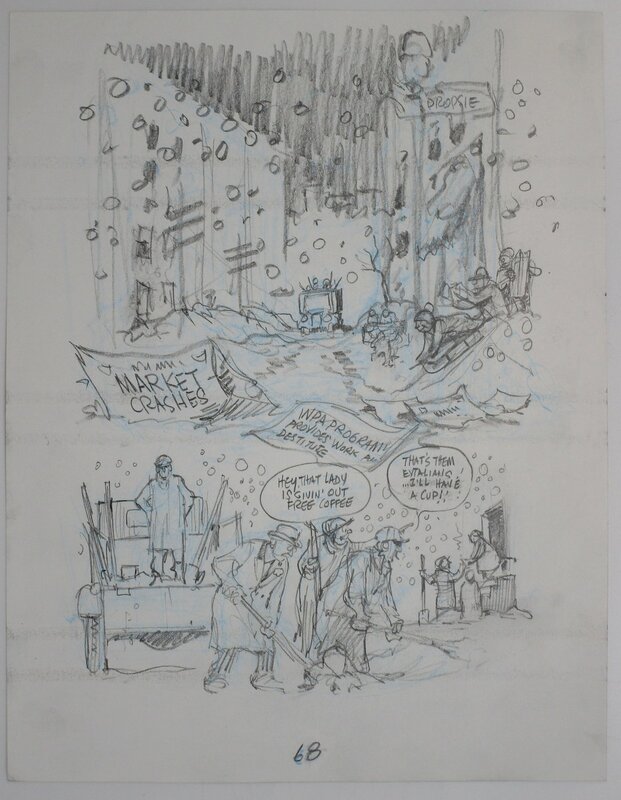 Will Eisner, Dropsie avenue - page 68 - Original art