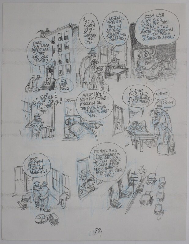 Will Eisner, Dropsie avenue - page 72 - Œuvre originale