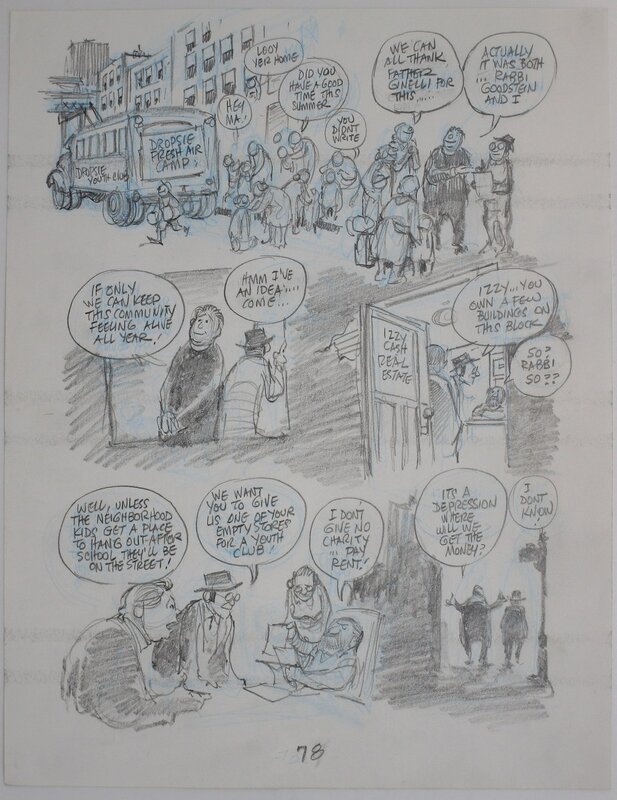 Will Eisner, Dropsie avenue - page 78 - Œuvre originale