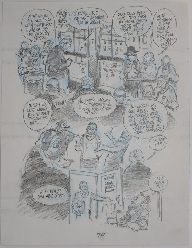 Will Eisner, Dropsie avenue - page 79 - Œuvre originale
