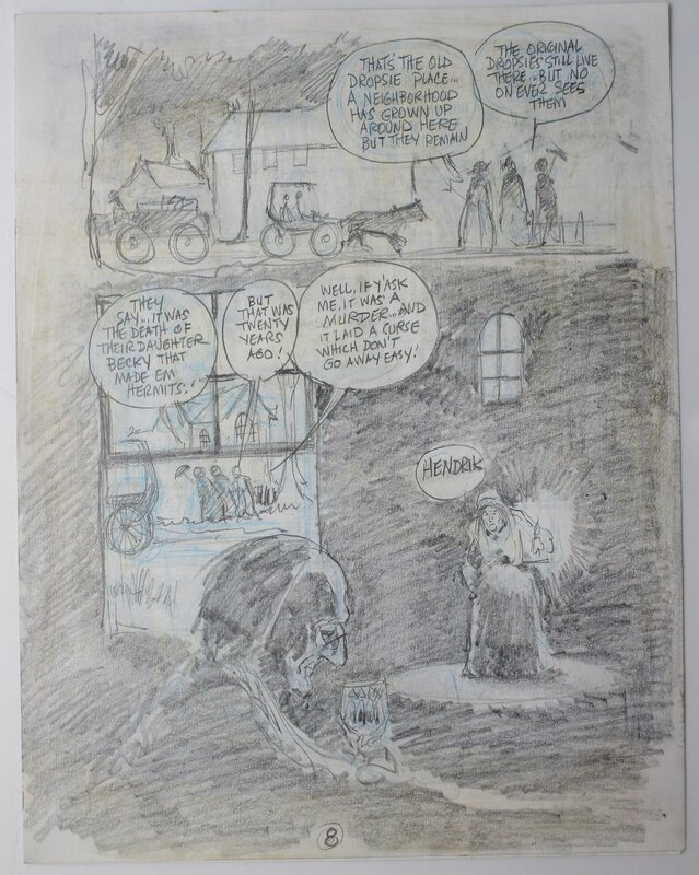 Will Eisner, Dropsie avenue - page 8 - Original art