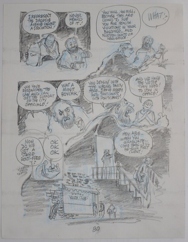 Will Eisner, Dropsie avenue - page 80 - Œuvre originale