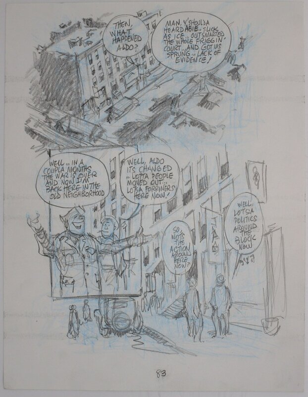 Will Eisner, Dropsie avenue - page 83 - Œuvre originale