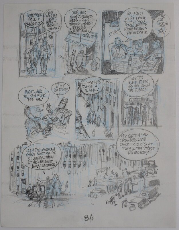 Will Eisner, Dropsie avenue - page 84 - Œuvre originale