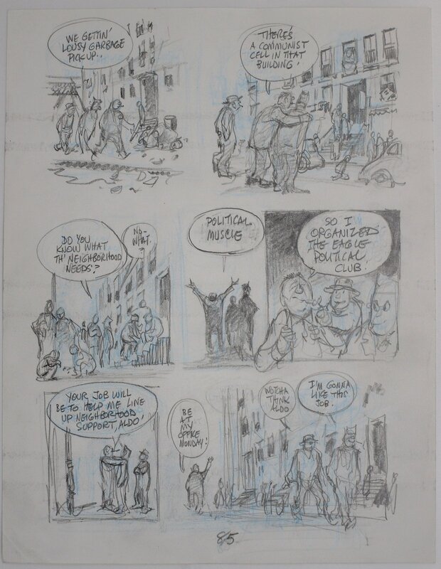 Will Eisner, Dropsie avenue - page 85 - Œuvre originale