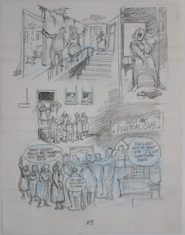 Will Eisner, Dropsie avenue - page 87 - Œuvre originale