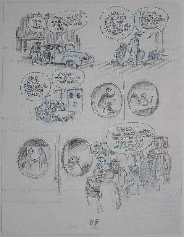 Will Eisner, Dropsie avenue - page 88 - Œuvre originale