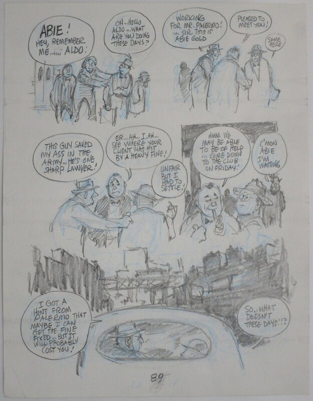 Will Eisner, Dropsie avenue - page 89 - Œuvre originale
