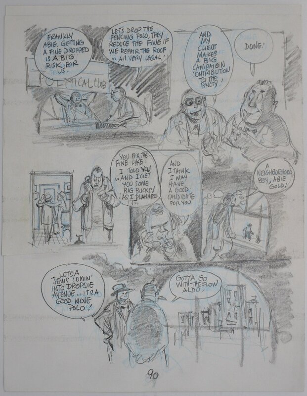 Will Eisner, Dropsie avenue - page 90 - Œuvre originale