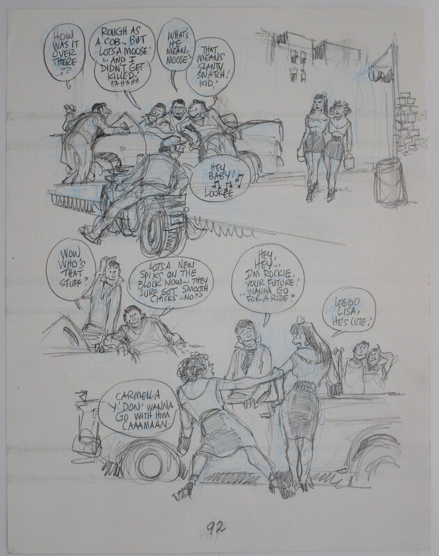 Will Eisner, Dropsie avenue - page 92 - Œuvre originale