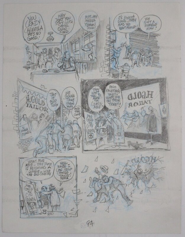 Will Eisner, Dropsie avenue - page 94 - Œuvre originale