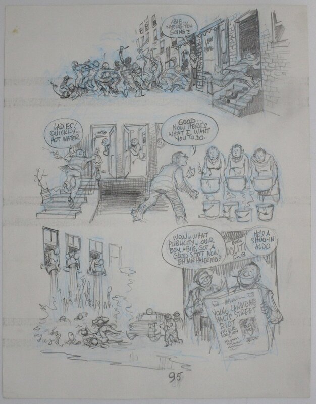 Will Eisner, Dropsie avenue - page 95 - Original art