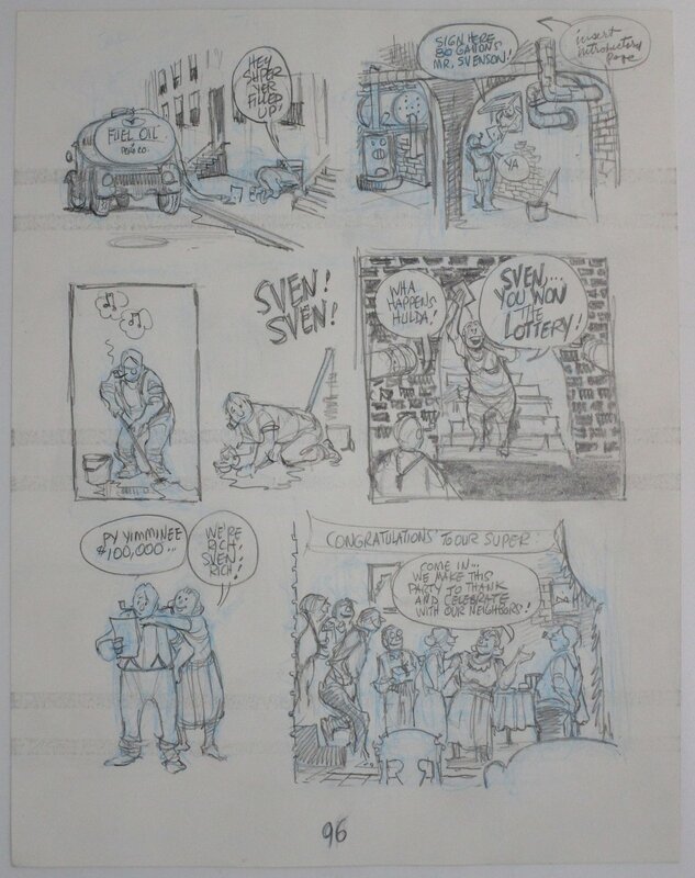 Will Eisner, Dropsie avenue - page 96 - Œuvre originale