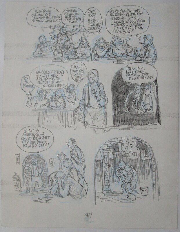 Will Eisner, Dropsie avenue - page 97 - Œuvre originale