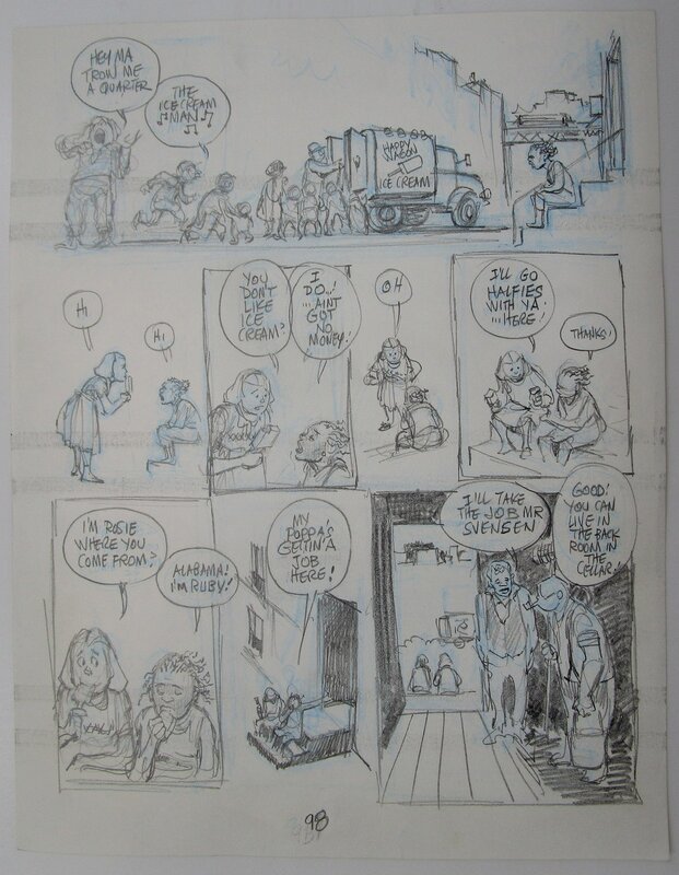 Will Eisner, Dropsie avenue - page 98 - Œuvre originale