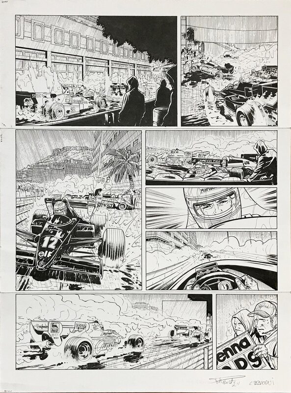 Ayrton Senna p07 by Christian Papazoglakis - Comic Strip
