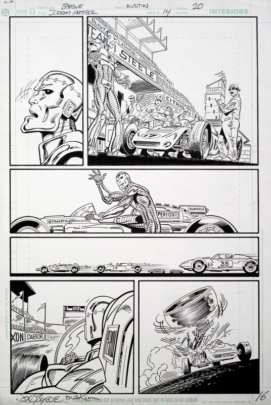 Doom Patrol #14 p20 par John Byrne - Planche originale