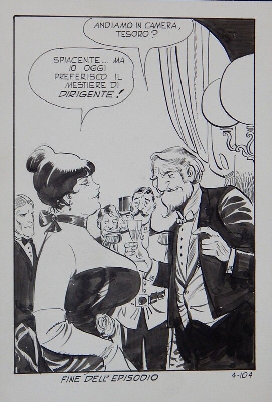 Leone Frollo, Casino vol 4 pl 104 (planche de fin) - Comic Strip