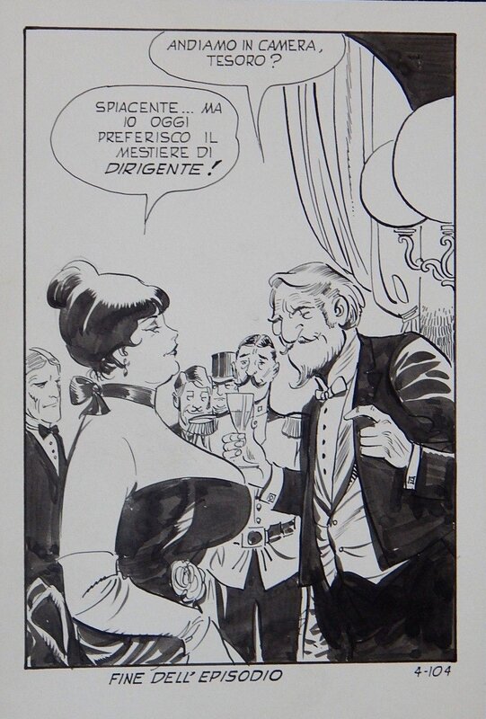 Leone Frollo, Casino vol 4 pl 104 (planche de fin) - Planche originale