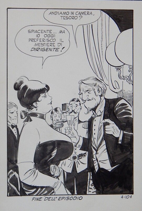 Leone Frollo, Casino vol 4 pl 104 (planche de fin) - Planche originale