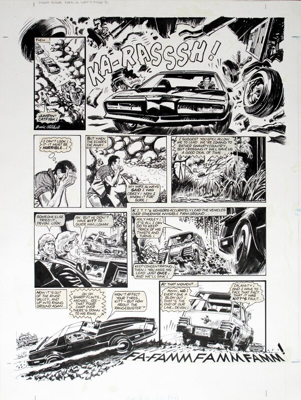 Knight Rider by Phil Gascoine - Comic Strip