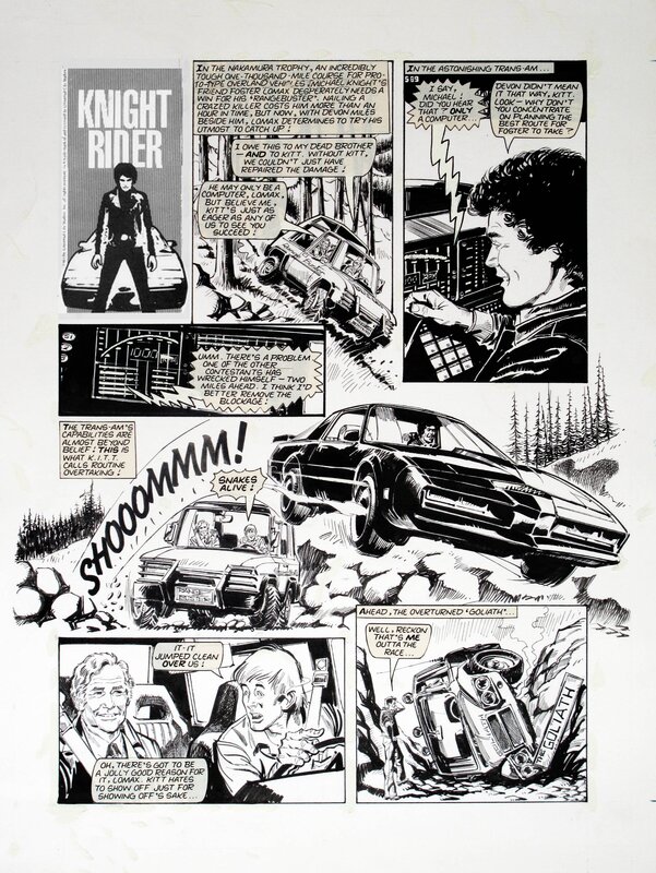 Knight Rider by Phil Gascoine - Comic Strip