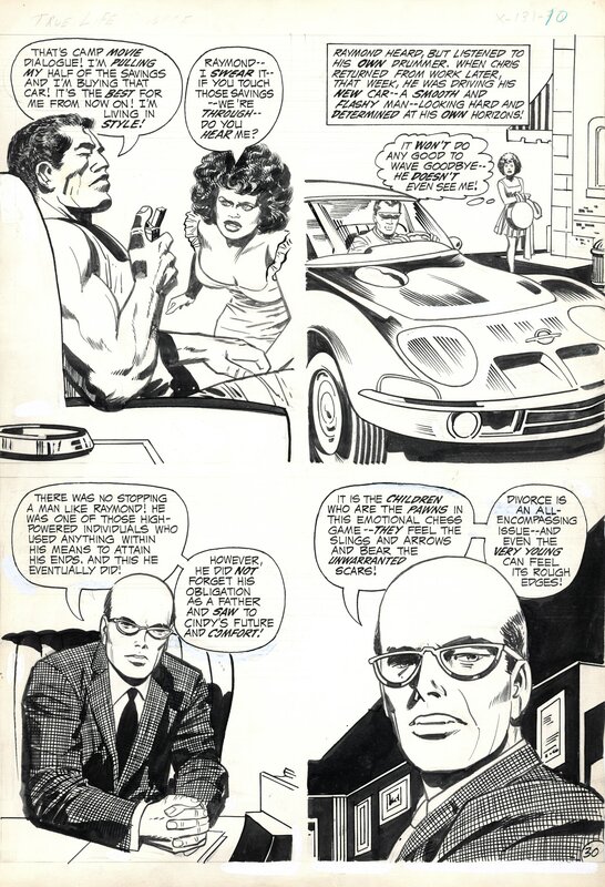 Jack Kirby, True Life Divorce p30 • Opel GT - Comic Strip