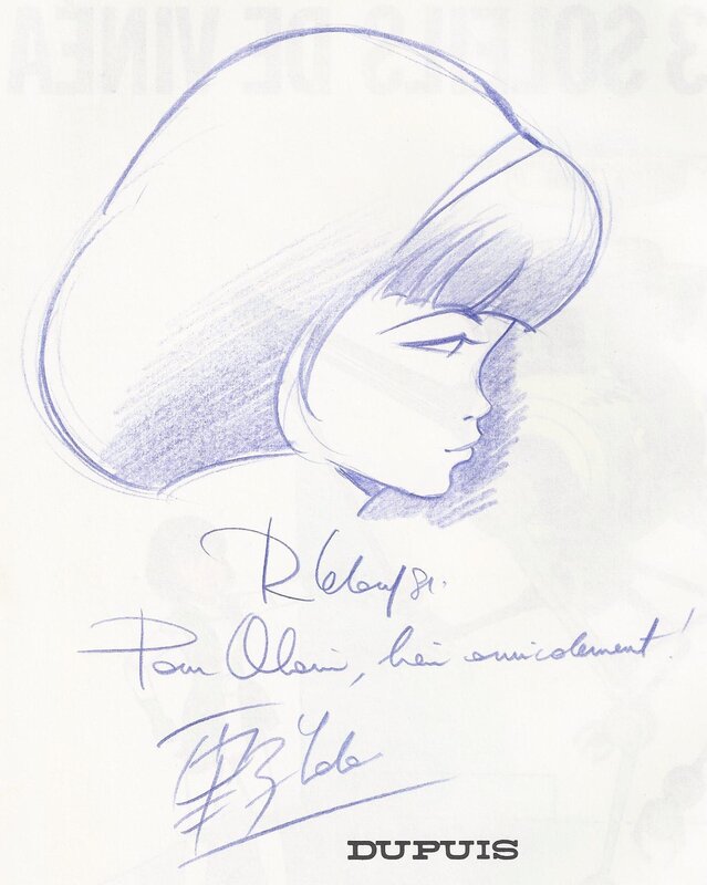 Yoko Tsuno by Roger Leloup - Sketch