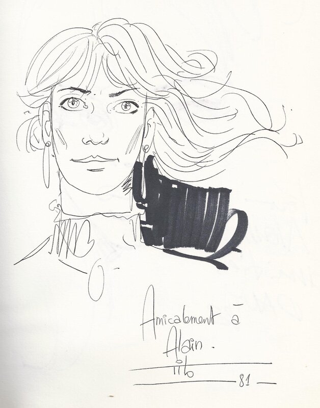 Jeune femme by Tito - Sketch