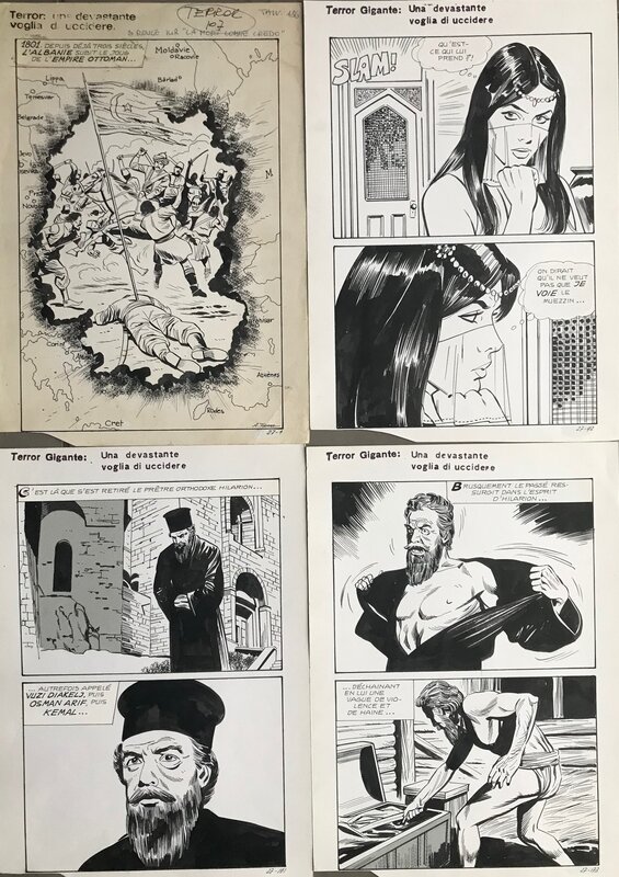 Angelo Raffaele Todaro, La mort comme credo pl 1, 92, 161 et 173 - Comic Strip
