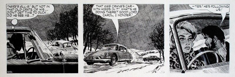 David Wright, Carol Day • The Changeling #1686 • Citroën DS - Comic Strip