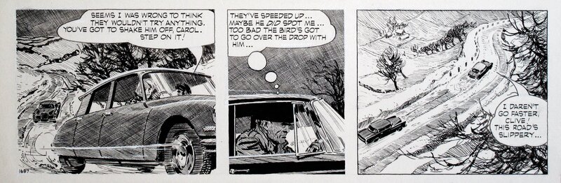 David Wright, Carol Day • The Changeling #1687 • Citroën DS - Comic Strip
