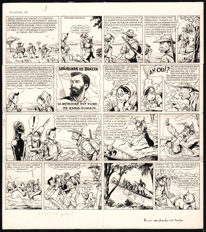 Frédéric-Antonin Breysse, Oscar Hamel et Isidore - Comic Strip
