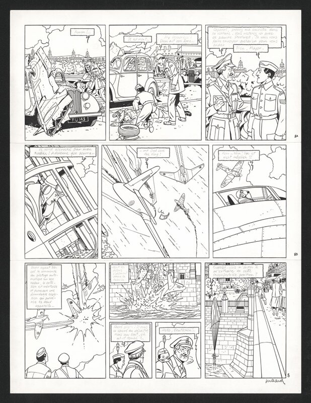 André Juillard, Yves Sente, Blake et Mortimer - Le Bâton de Plutarque - T23 p8 - Comic Strip