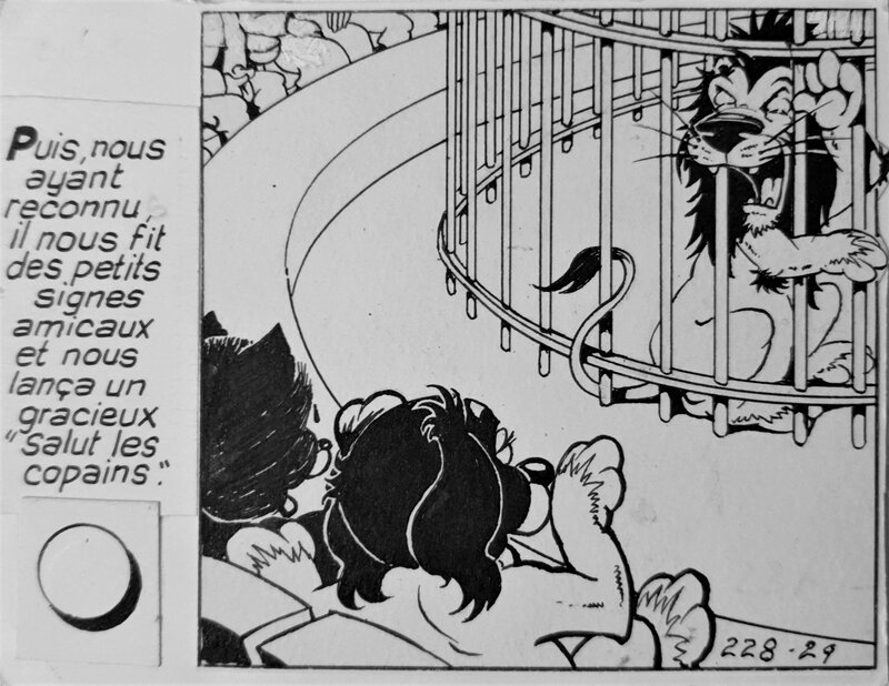 Edmond-François Calvo, Coquin et ses amis au Cirque - Comic Strip