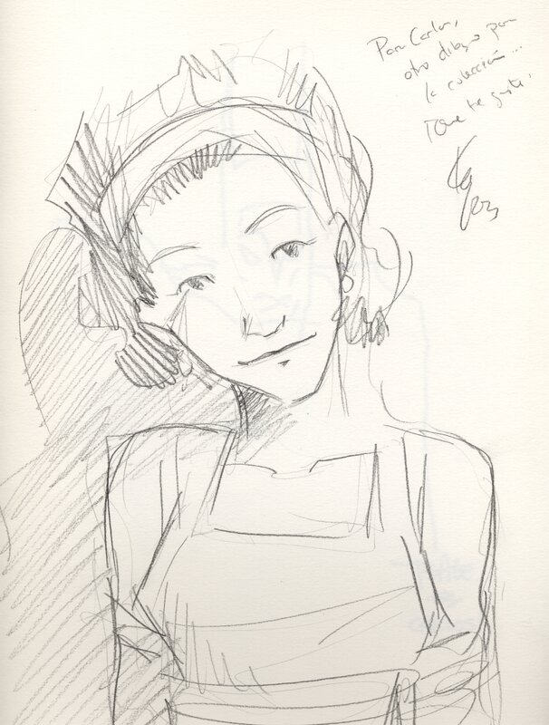 Fille par Ken Niimura - Œuvre originale