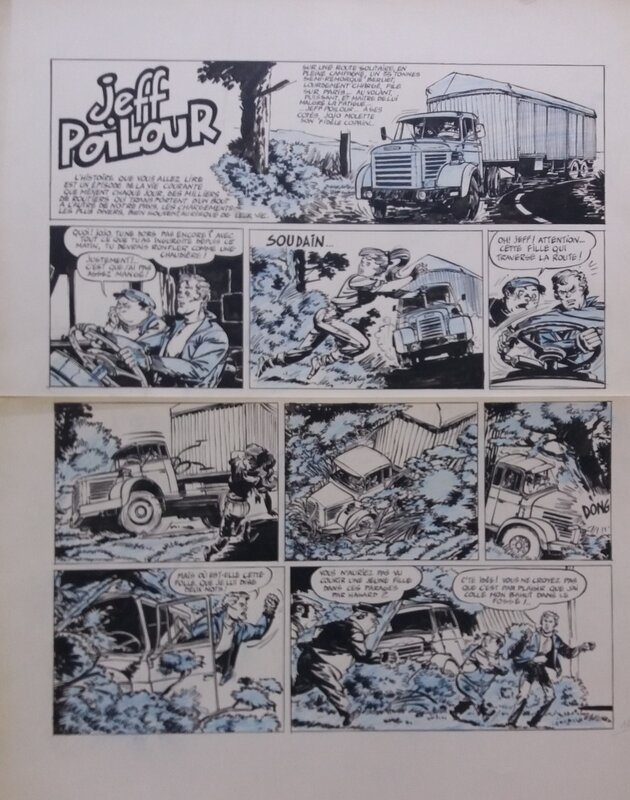 Jeff POILOUR by Pierre Tabary - Comic Strip