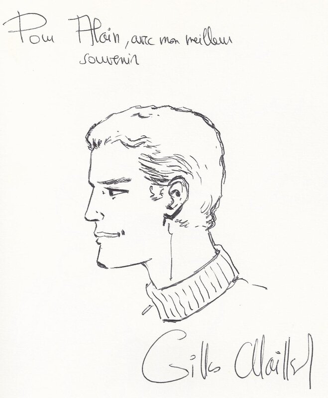 Lefranc by Gilles Chaillet - Sketch