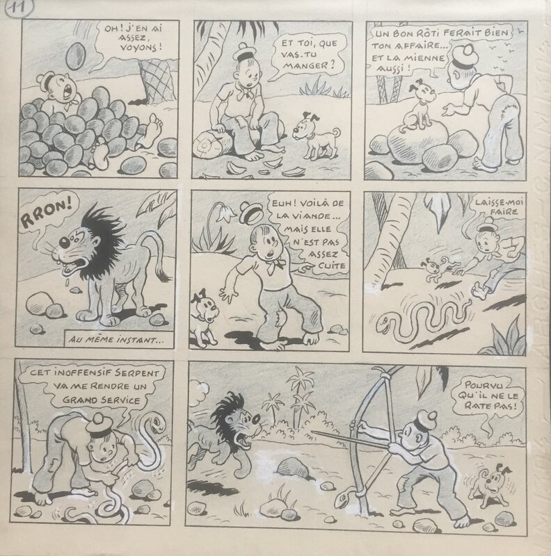 Inconnu by Maurice Cuvillier - Comic Strip