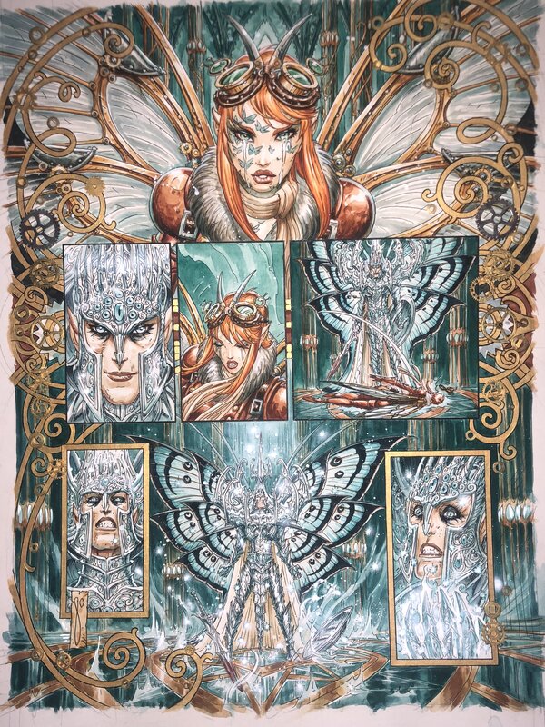 Joyeux Anniversaire Ma Valentine Par Olivier Ledroit Planche Originale