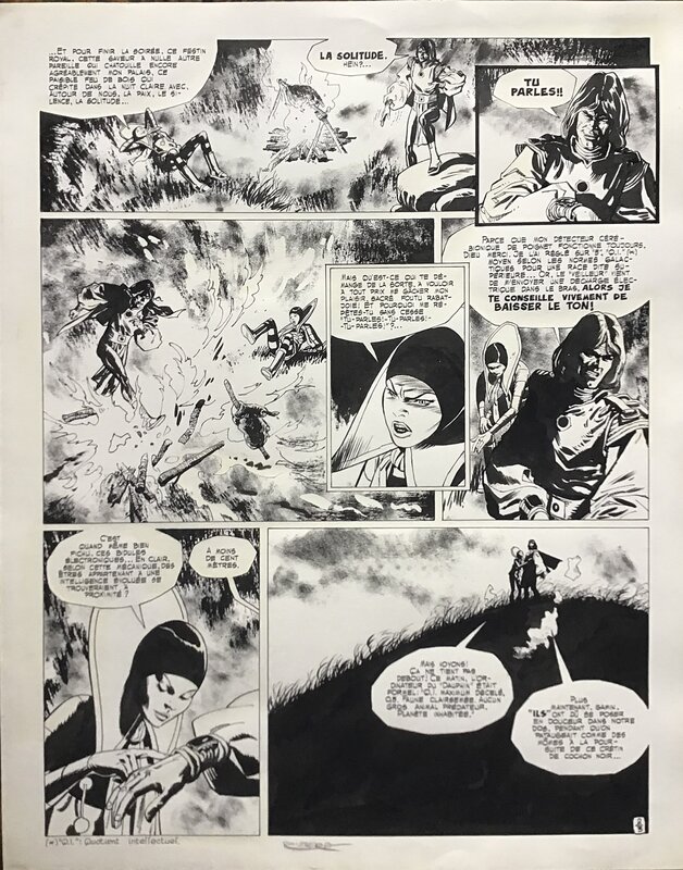 Julio Ribera, Christian Godard, LE VAGABOND DES LIMBES - Tome 3 - Pl.2 - Planche originale