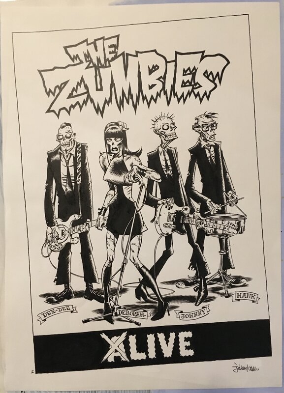 Julien/CDM, Page titre (ou presque) des Zumbies - Comic Strip